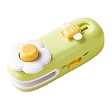 Biniveil Selladora y Cortadora de Bolsas 2 en 1 | Cerrador Portátil En Forma De Flor,Reselladora Recargable Portátil 2 En 1 Para Chips Galletas Snacks Cocina Almacenamiento Hogar