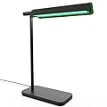 Newhouse Lighting 10W/12V LED Banker Lamp | Adjustable Desk Lamp for Office Desk or Home Office | Dimmable Modern Table Lamp for Bedroom, Library or Study | Green Shade in Classic Room Decor Aesthetic