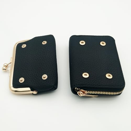 Vintage Credit Card Holder Cute Flower Coin Purse Kiss-lock Women Wallet Pouch Female Ladies Girls Clutch for Birthday Valentine's Day4