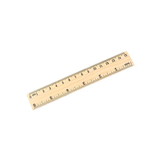 Multi-Functional Measuring Tools Rulers Desk Accessories School Supplies Straight Rulers Student Children 15/20/30cm Teacher Drawing(15cm)