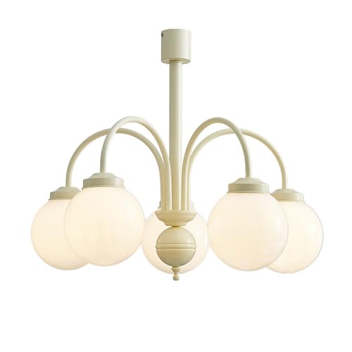 Lampe suspendue de style crème pour une cuisine ambiance ferme vintage