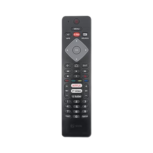 Image of 7SEVEN Compatible with Philips Smart TV Remote Suitable Only on 32PHT6815 /94 43PFT6815 /94 50PFL6870 /V7 32PHT5813S /94 43PFT5813S /94 50PUT6103S /94 Model's - No Voice Command