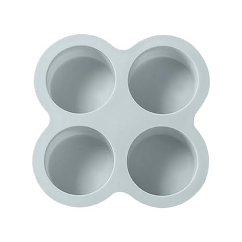 XUXPFJ Moldes de Silicona antiadherentes Reutilizables de 4 cavidades for freidoras de Aire, Huevos, Pasteles, postres y Productos horneados. Herramienta for cocinar en la Cocina.(Blue)