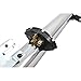 iiLentes 33'' Chrome Universal Column Shift Tilt Steering Wheel Column with Key for 1948-1975 Chevrolet C10 Truck 1946 Fleetline Buick Pontiac,Chrome Aluminum Column Shifter