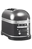 kitchenaid toaster rot Metallgehäuse mit extra breiten Schlitzen.