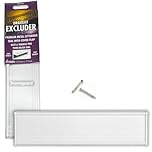 Letter Box Cover with Brush & Flap for Internal OR External Use - White Finish