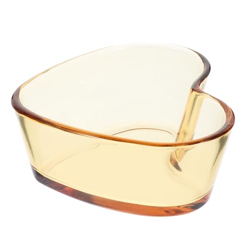 Heart Bowl Clear Steaming Baking Serving Bowl for Cooking Prep High Low Temperature Resistance for Egg Steaming Pudding Desserts