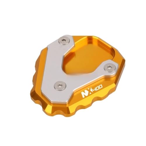 Plaque support moto pour éviter les chutes extension béquille latérale CNC NX500 NX400