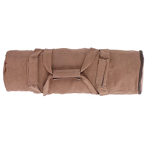BROLEO Bolsa de arena, bolsa de arena ajustable con dos bolsillos interiores para guardar artículos de entrenamiento físico, etc. (caqui), BROLEO0d851n4imf-11