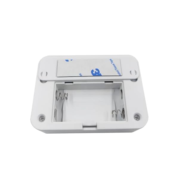 Battery Operated Phone Charger Emergency Hold on Wall USB Battery Powered Power Bank Portable 2 AA Batteries Powered Outlet (White) - Image 3