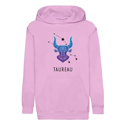 Sweat à capuche enfant Taureau idée cadeau anniversaire thème étoile astro