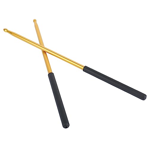 2 piezas baquetas de aluminio para batería electrónica miniatura 1