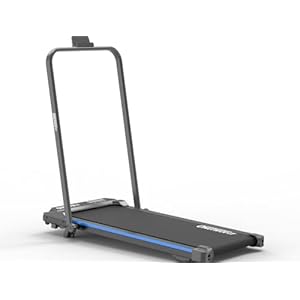 Tapis Roulant Elettrico Pieghevole, Tapis Roulant con Inclinazione, 12 km/h, 2.5HP, Salvaspazio, Tapirulan Elettrico Walking Pad con Display LED, Bluetooth APP & Telecomando Controllare
