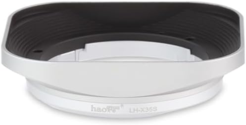 Haoge LH-X35 Bayonet Square Metal Lens Hood for Fujifilm Fuji Fujinon