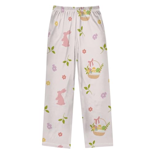 Baskets Bunny Boys Pants Boys Athletic Pants Long Pant for Boywith Pockets Wide-Leg Size 6-14Y2