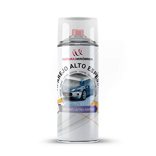 Spray Imprimación Aparejo Color Gris para Coche Mirobriga Acabado Mate 400ml Cover