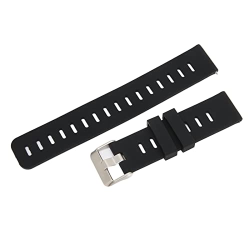 linxiaojix Bracelets de Montre en Silicone, Cadeaux Bracelet de Montre en Silicone Souple pour Amazfit GTS 3 pour Amazfit Bip S(Noir) Cover