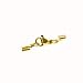 Produktbild AURORIS - Karabiner-Klemmverschluss aus Edelstahl für ca. 1 bis 1,5 mm Bänder - Stückzahl/Farbe wählbar - Variante: 5 Stück/gold