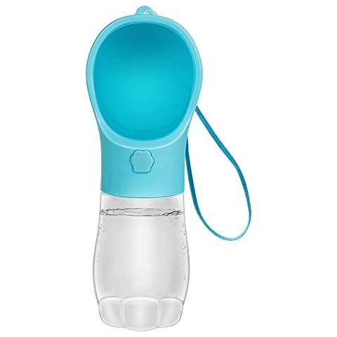 MAEXUS Dog Water Bottle, Travel Water Bowls for Dogs, Portable Dog Bowl with Leak Proof, Puppy Water Dispenser for Outdoor Walking Hiking, Dog Travel Water Bottle Food Grade (12 Oz) Cover