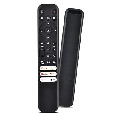 Replacement for TCL Google TV Remote Control,RC813 Compatible with TCL QM8/QM7/Q7/Q6/Q5/S5/S4/S3 4K UHD HDR LED QLED QD-Mini LED Full-HD Smart TVs