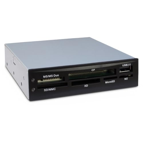 INTER TECH Lecteur de Cartes CI-02 USB 2.0 pour Cartes mémoire Standard.