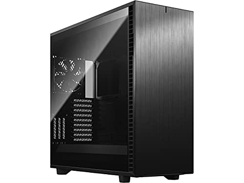 Fractal Design Define 7 XL Black Brushed Aluminum/Steel E-ATX Silent Modular Tempered Glass Window Full Tower Computer Case
