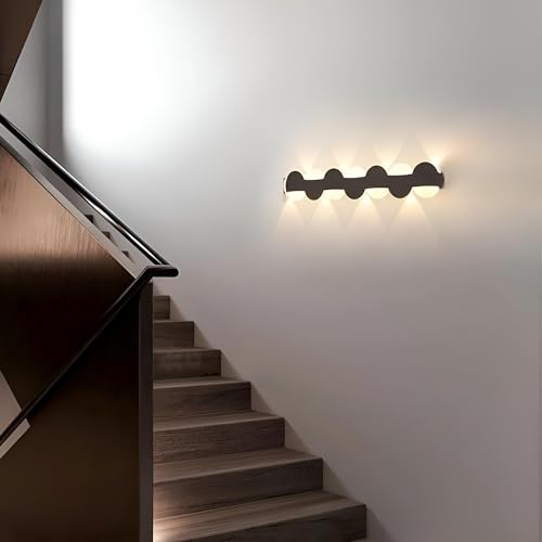 Image of FILLISKA Led Wall Highlighter Light, 3-in-1 Colour Changing, Luxurious Wall Decor (18 Watt Black&White-B1274)