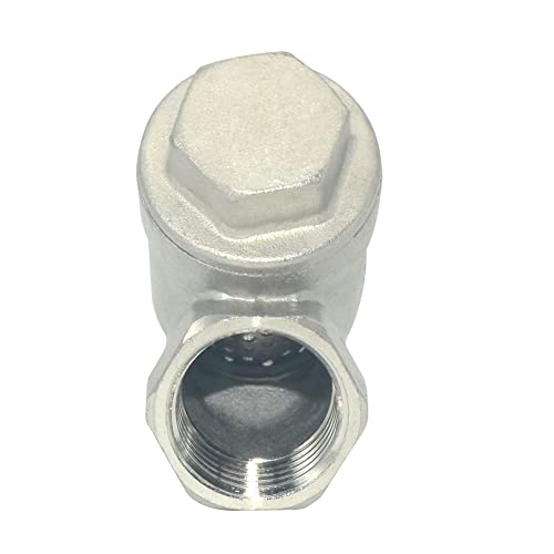 Image of 1 /2 inch WYE Strainer Mesh Filter Valve,800WOG Y-Spring NPT Female Check Valve,Stainless Steel SS316 CF8M