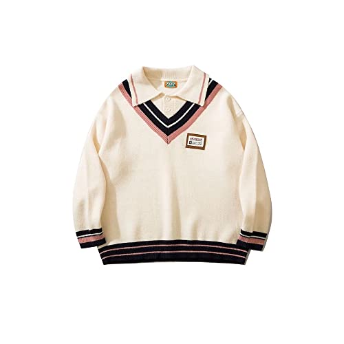 Preppy Aesthetic Sweaters for Teen Girls Cute Academia Pullover Sweaters
