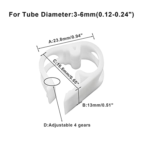 Abrazaderas de plástico para tubo 2 Imagen adicional