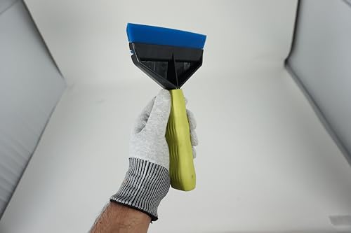 Image of RockRose Comfort Glide Window Wiper Squeegee Effortless Cleaning & Film Installation with Soft TPE Handle for Secure Grip on All Glass Surfaces