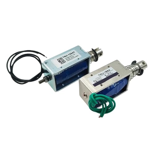 Électroaimant à bobine 24V TAU-1564T push-pull course 10mm - 2