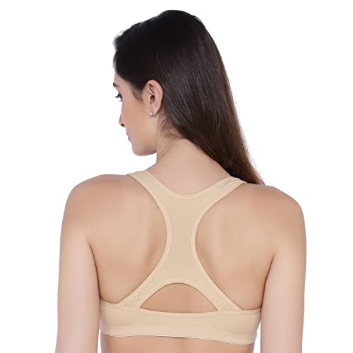 Image of Women's Cotton Blend Non-Wired Sports Bra