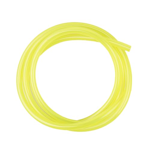 LIBAIDZ 1 Pcs Tuyau Essence 2.5*5mm, Jaune, Polyuréthane (PU), Durite d'essence, 1m