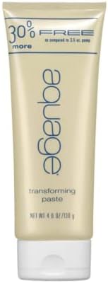 AQUAGE Transforming Paste, 4.6 Oz, Non- Greasy Formula, Creates Texture and Hold Simultaneously, Provides Long-Lasting Style Retention, Yet Maintains Flexibility
