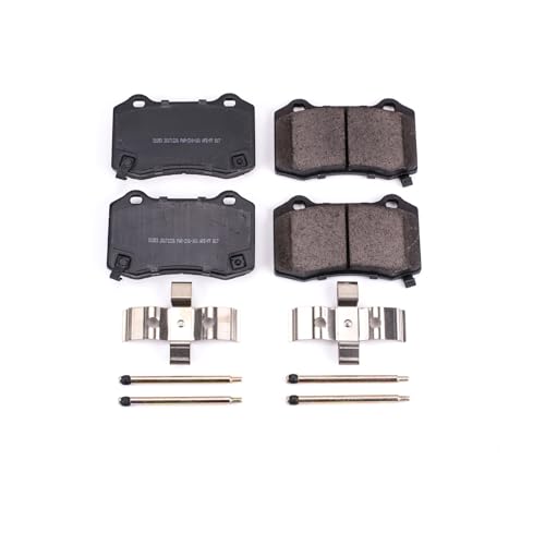Image of Power Stop 17-1053, Z17 Rear Ceramic Brake Pads with Hardware