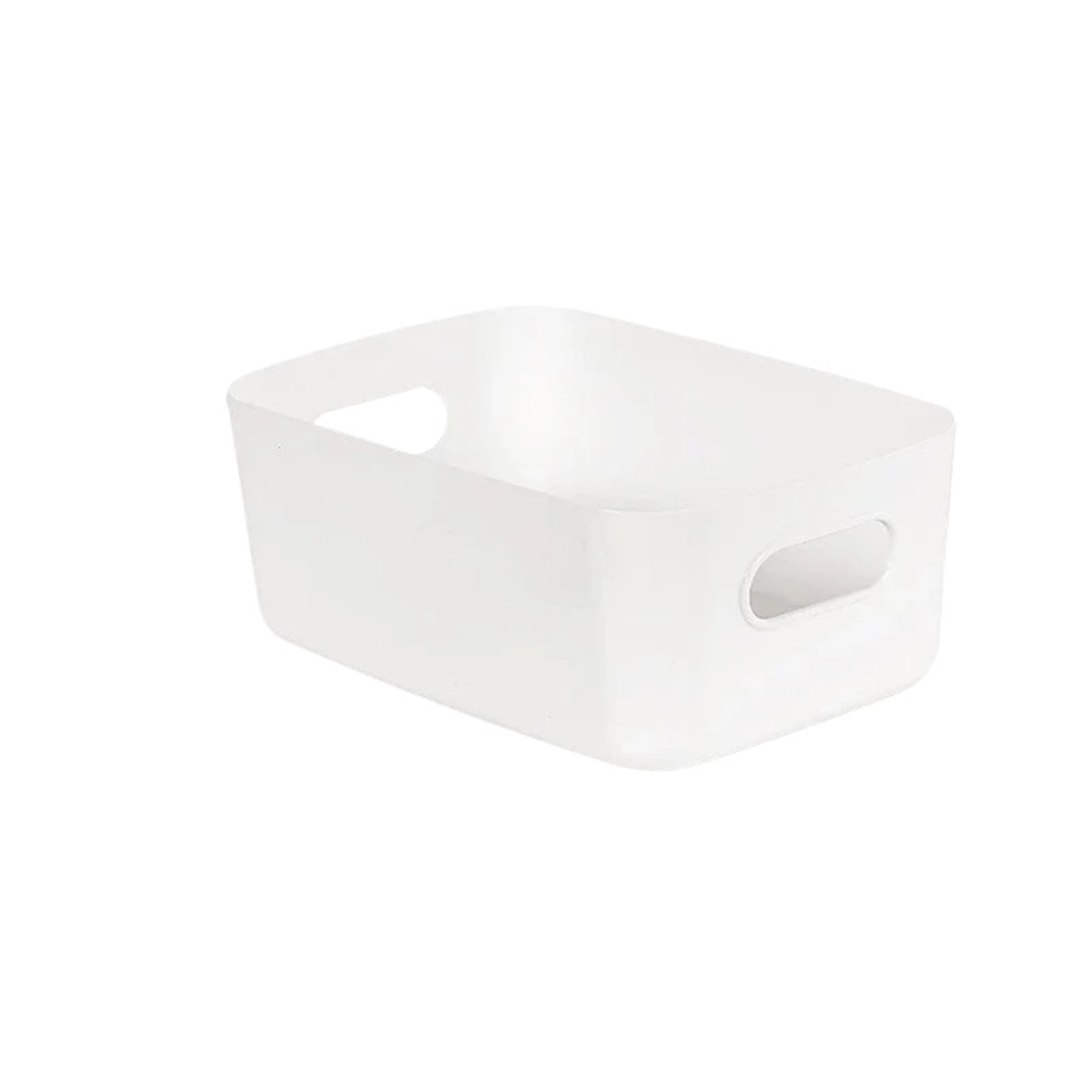 XUCZHAI Desktop Storage Box Sundries Bathroom Kitchen Sorting Basket Bins(M-White)