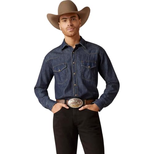 Chemise ARIAT Broadway Blue en jean idéale pour le style casual chic