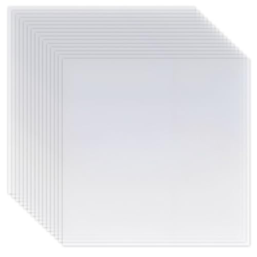 Mylarfolie Schablonenfolie, 15 STK Kunststoff Mylarfolie Stencil Papier Schablone mylarfolien Material Schablonen 20.8 x 20.8cm