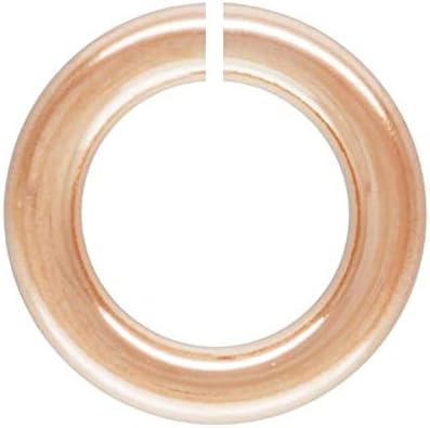 14Kt Rose Gold Filled 22ga 3mm Open Jump Rings - 100pcs (4256)/1