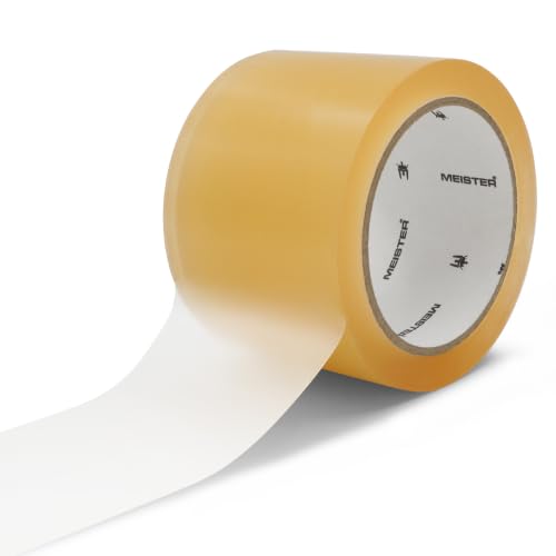 Image of Meister Premium Mat Tape for Wrestling, Grappling and Exercise Mats - Clear - 3 inch x 84ft - 1 Roll (1095MT6M3N)