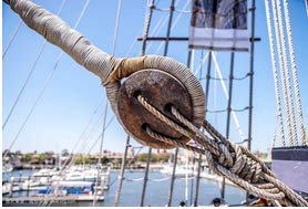 Bang4buck Super Strong 1/2 Inch x 300 Feet Three Strand Braided Boat Lines Dockline with Thimble 5850 Pound Breaking Strain - Thumbnail 2