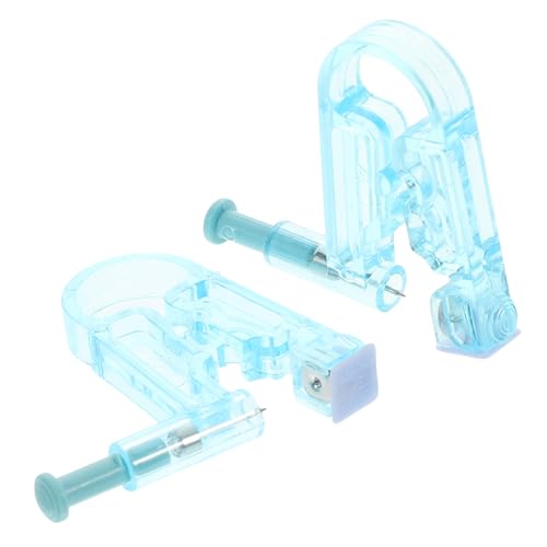 OATIPHO Disposable Ear Piercing Tool Kit for Kids and Adults 2pcs Safety Puncture Device for Home and Travel Use Easy to Operate Ear Stud Machine for First Piercing