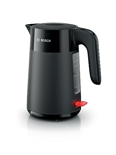Bosch MyMoment TWK2M163 - Bouilloire électrique - grande ouverture - triple sécurité - filtre anti-calcaire - capacité 1,7 L - plastique de haute qualité...