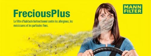 MANN-FILTER FP 3172 Filtre à air d'habitacle – FreciousPlus filtre à pollen bio-fonctionnel – Pour véhicule particulier – vue 9