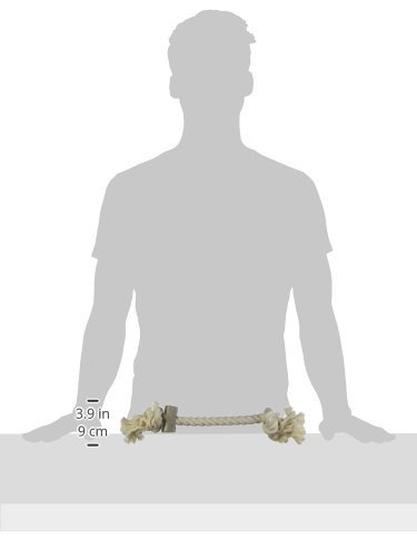 Scott Pet 1 Piece 3/4"" X 15"" Rope Toy With Antler, Large, White (Ab03W) #TOP1