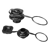 InflaSurf 22mm Inflatable Boat Air Valve Caps, One‑Way Spiral Air Plugs Replacement, for Inflatable Boat, Raft, Kayak, Air Mattress, 2 Pack