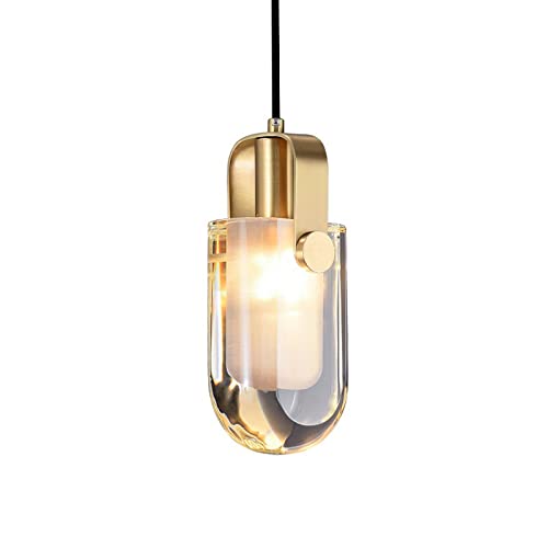 Suspension E14 cristal K9 moderne petite lampe de chevet