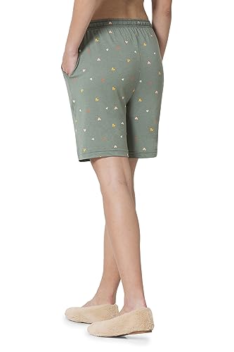 Image of Van Heusen Women's Lounge Allover Print Lounge Shorts - Modal Cotton - Functional Pocket, Superior Drape -Available in Pack of 1 & 2