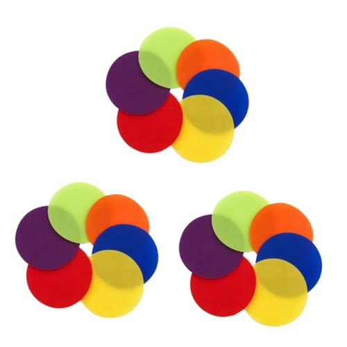 Autocollant circulaire tapis VILLCASE x90 pour jeux d'enfants